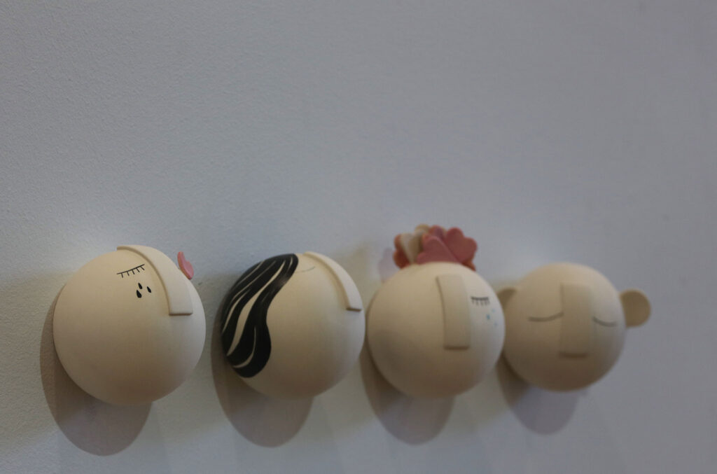 Wall sculpture, porcelain, hand made, Milica pajic Wall sculpture, porcelain, hand made, Milica pajic